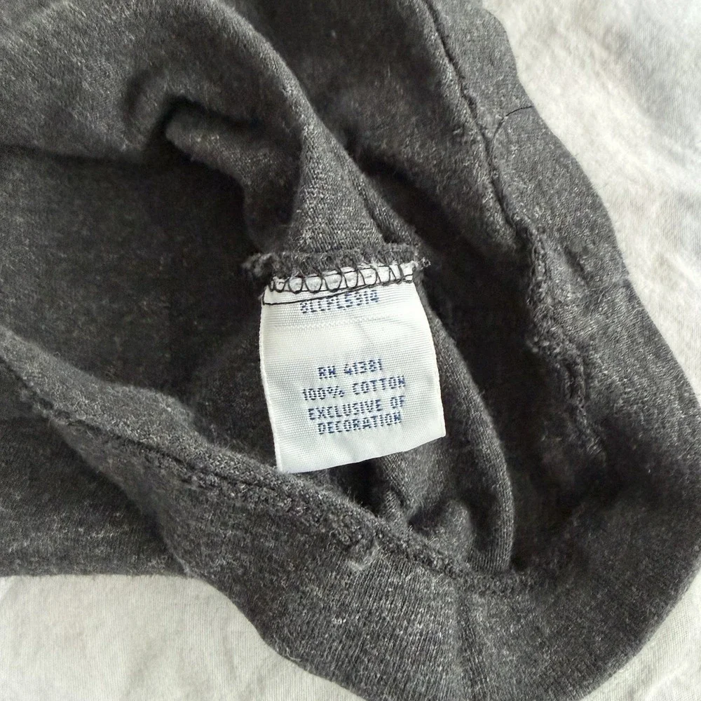 Polo Ralph Lauren Mens XL V Neck Long Sleeve Shirt Gray Red Pony‎